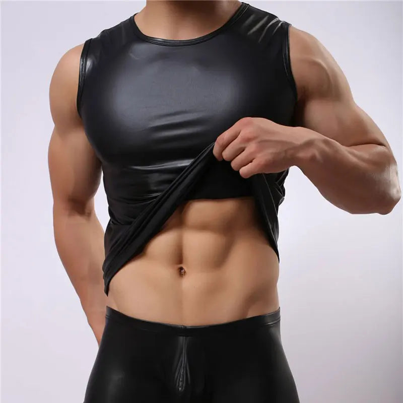 Vegan Leather Tank