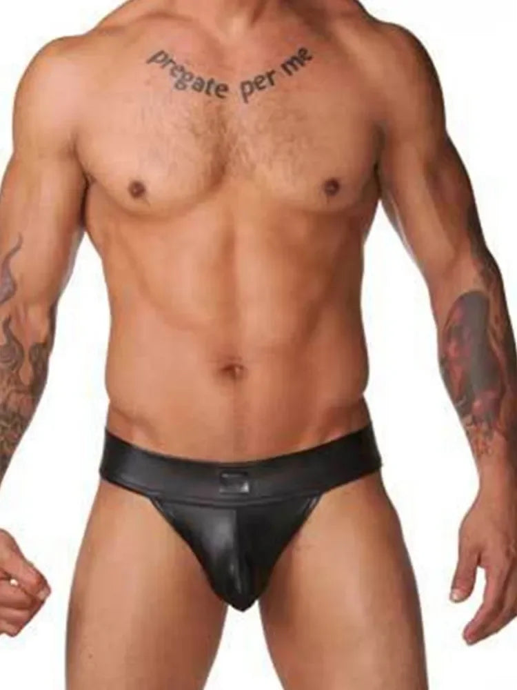 Vegan Leather Jockstrap