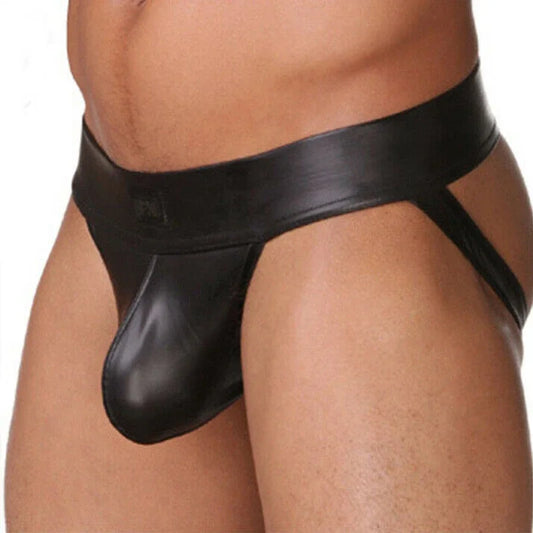 Vegan Leather Jockstrap