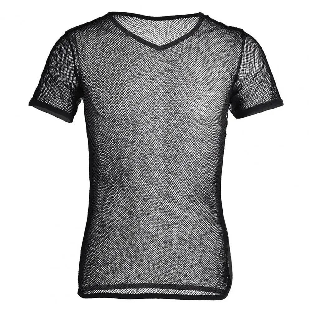 Mesh Wide V Tee