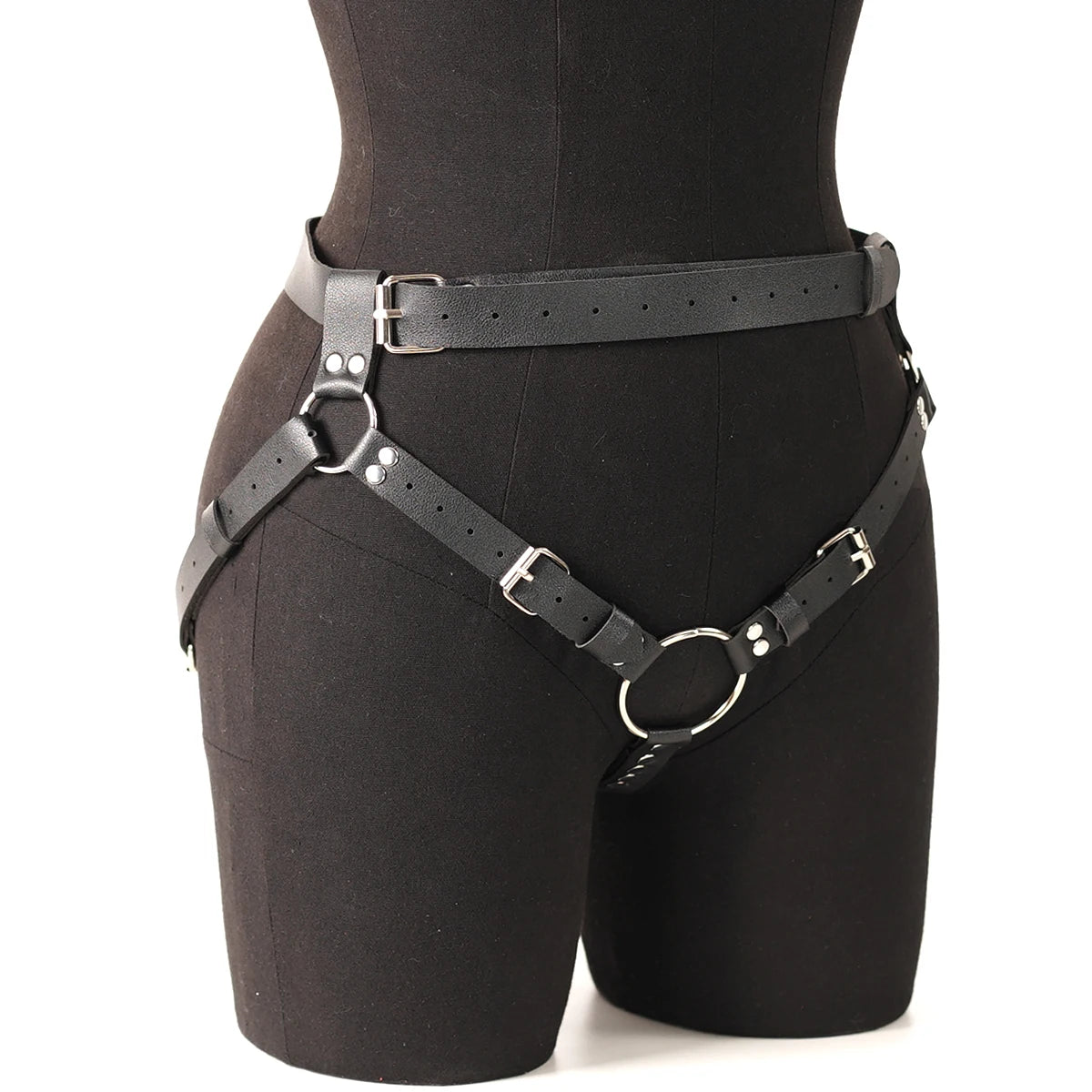 Vegan Leather Strapon Harness