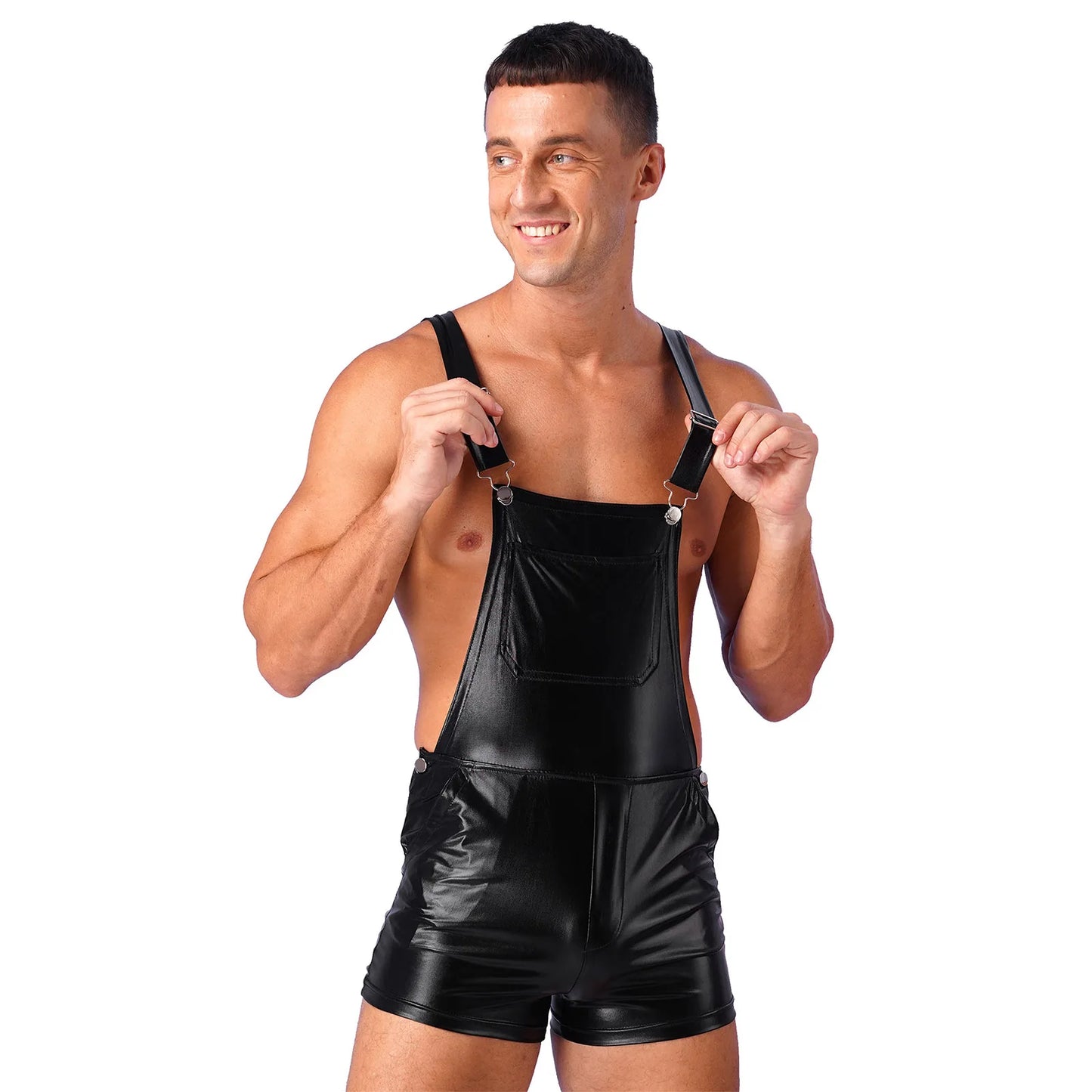 Vegan Leather Overall
